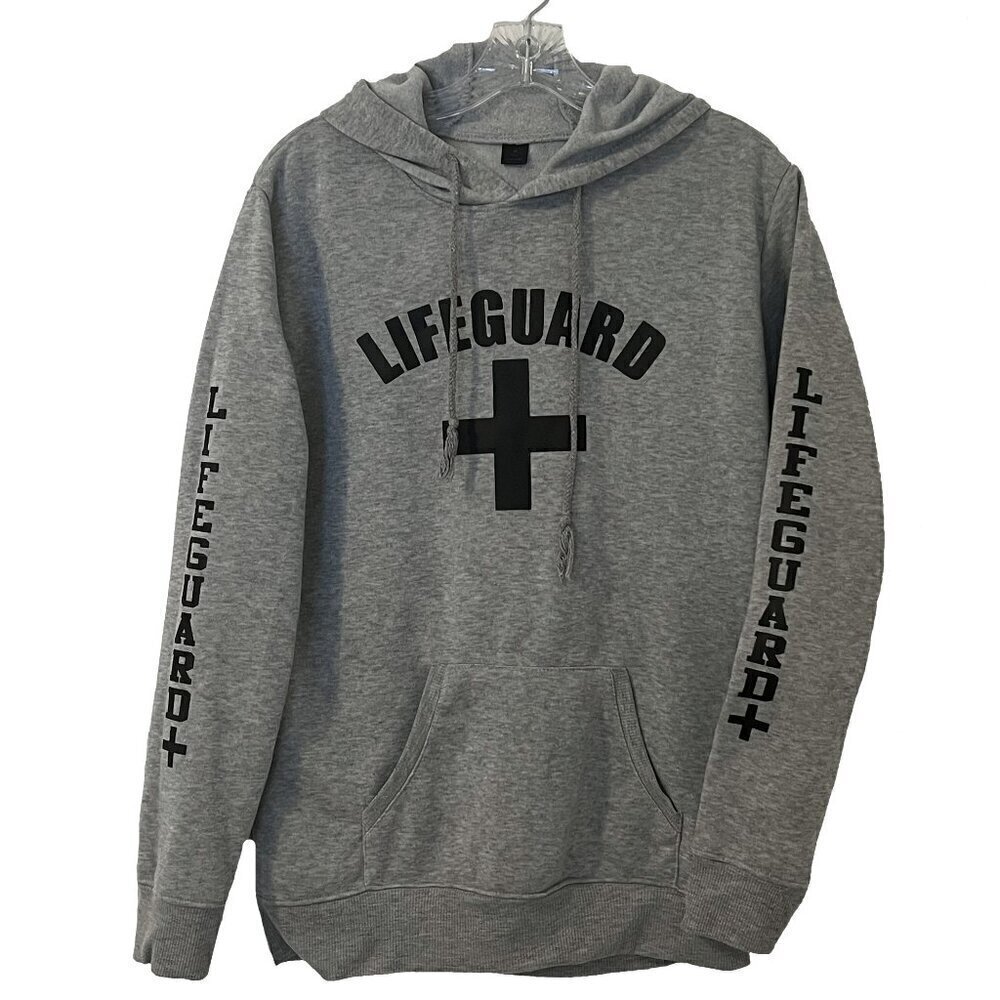 Lifeguard Hoodie Grey Sweatshirt Girls XS S M - Picture 2 of 6